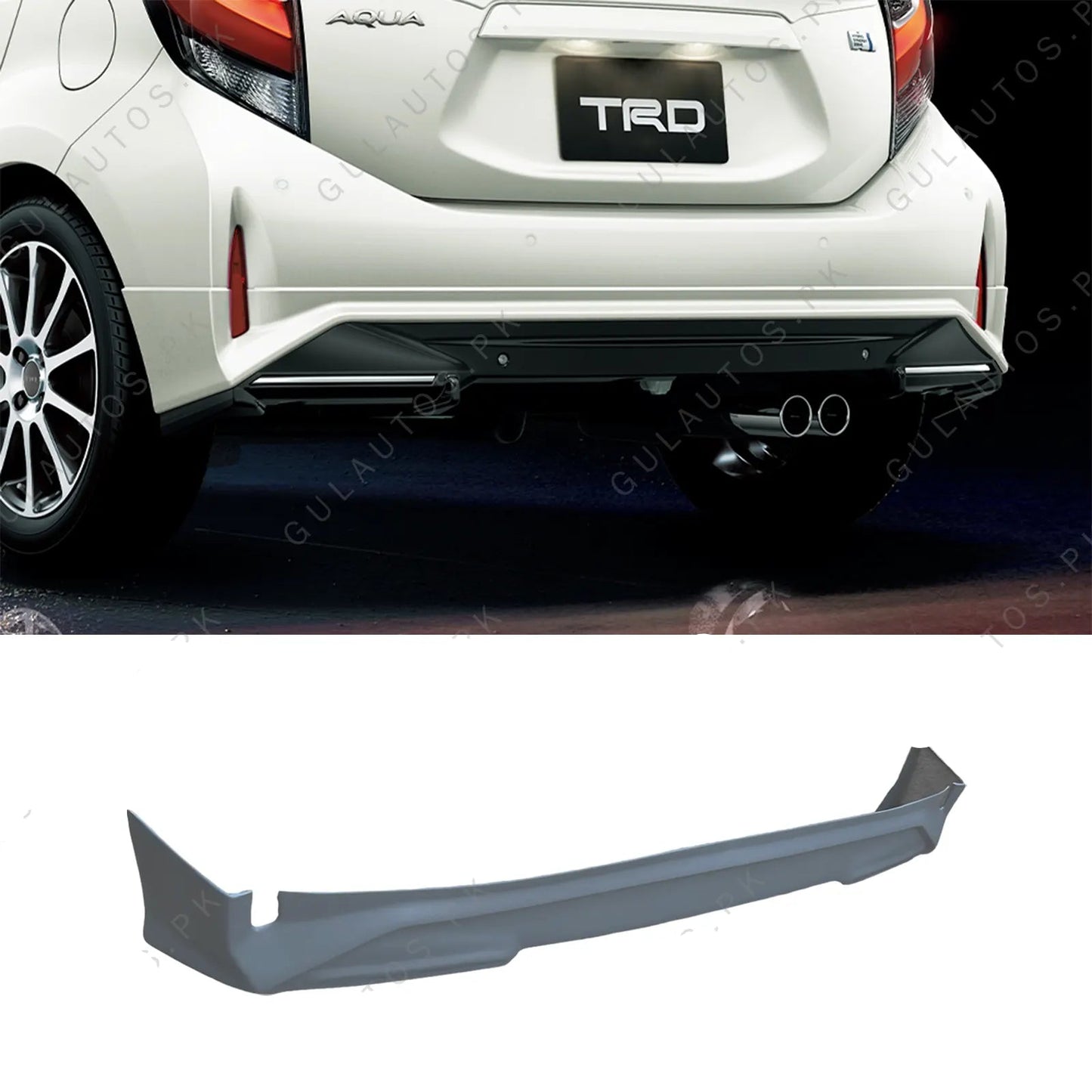 Toyota Aqua 2020-2022 Rear Body Kit Fibreglass | CrazzyCars.pk