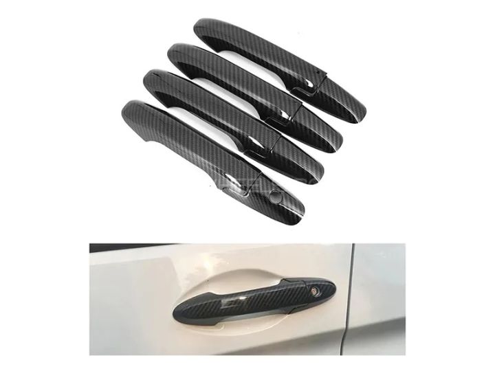 Honda City 2012–2016 Carbon Door Handle Cover (Full Set)