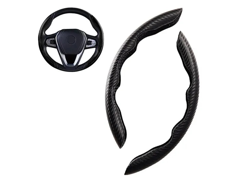 Carbon Fiber Steering Wheel Sleeve Cover Universal Car Pakistan – CrazzyCars.pk