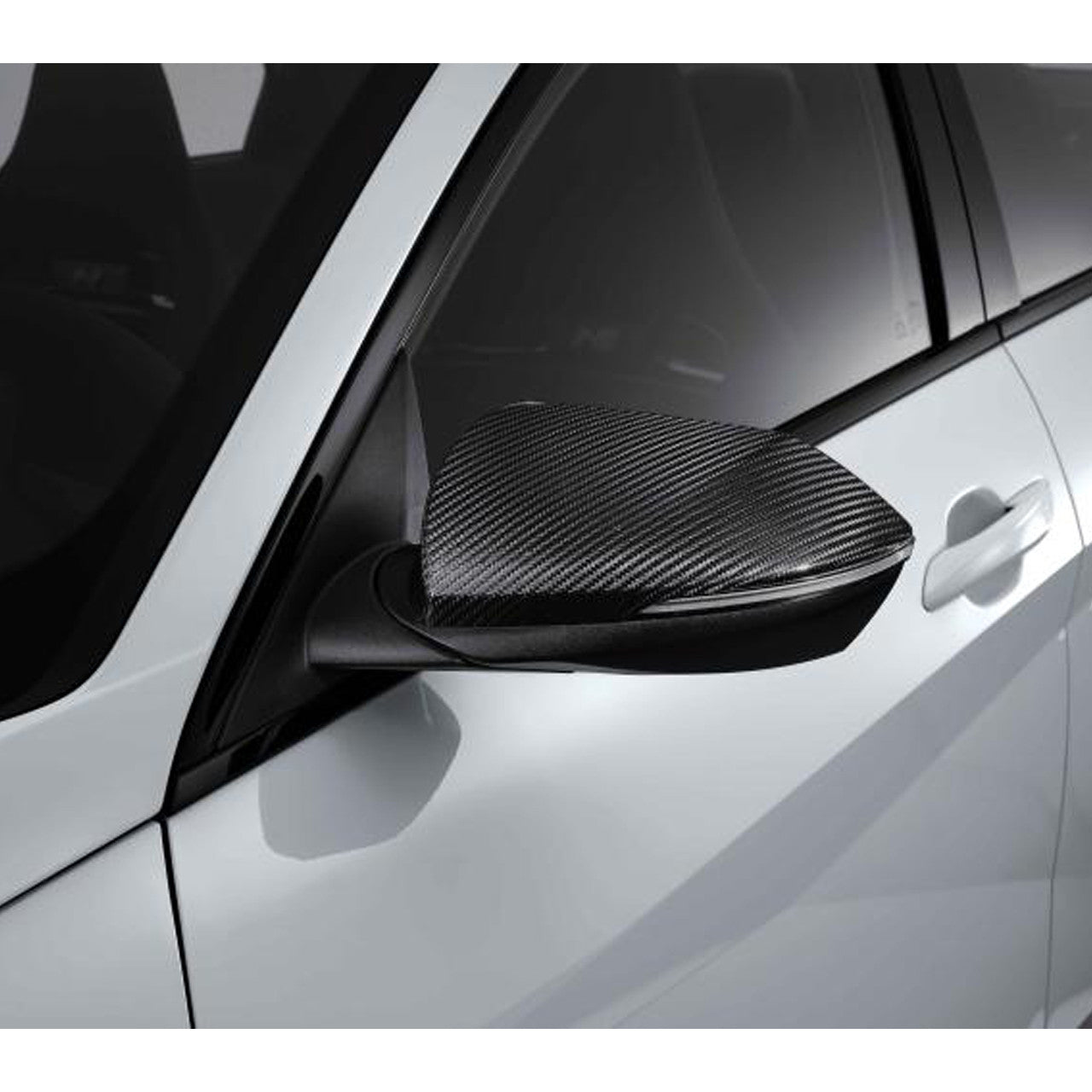 Hyundai Elantra Hybrid 2025-Present Carbon Fiber Side Mirror Cover Pakistan – CrazzyCars.pk