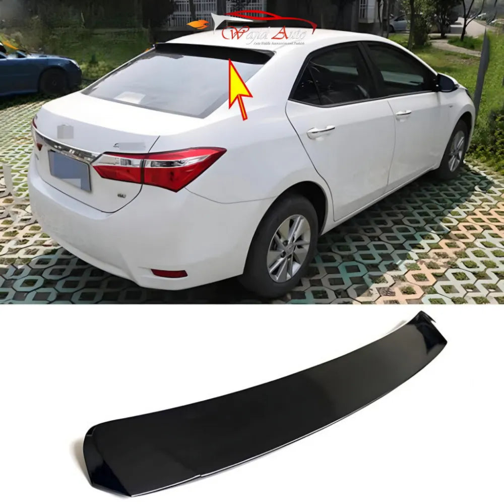 Toyota Corolla 2015–2026 Roof Spoiler (High-Quality ABS Plastic)