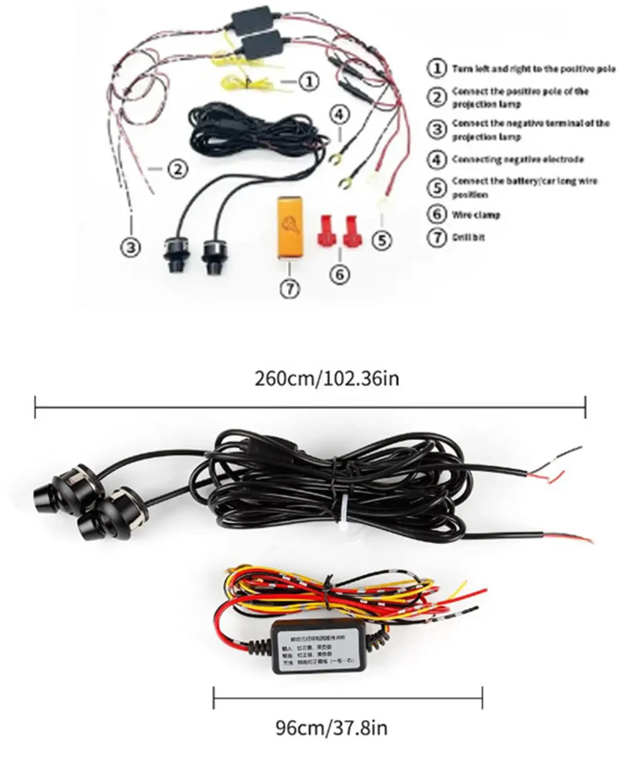 Universal Angel Wings LED Car Light – RGB Decorative Wing Lights | CrazzyCars.pk
