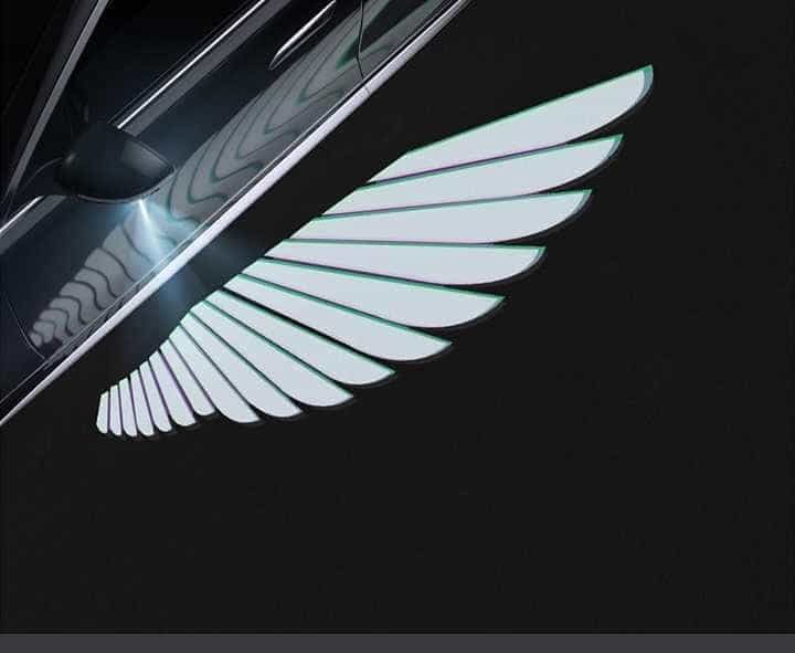 Universal Angel Wings LED Car Light – RGB Decorative Wing Lights | CrazzyCars.pk