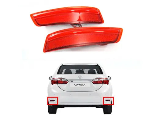 Toyota Corolla E170 LED Rear Bumper Reflector Upgrade Pakistan – CrazzyCars.pk
