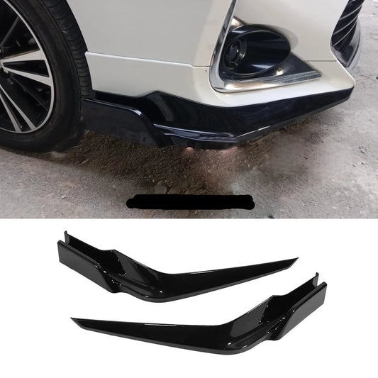 2PCS Front Bumper Lip Splitter Chin Spoiler for Honda Civic 11th Gen (2022-2026) - Gloss Black