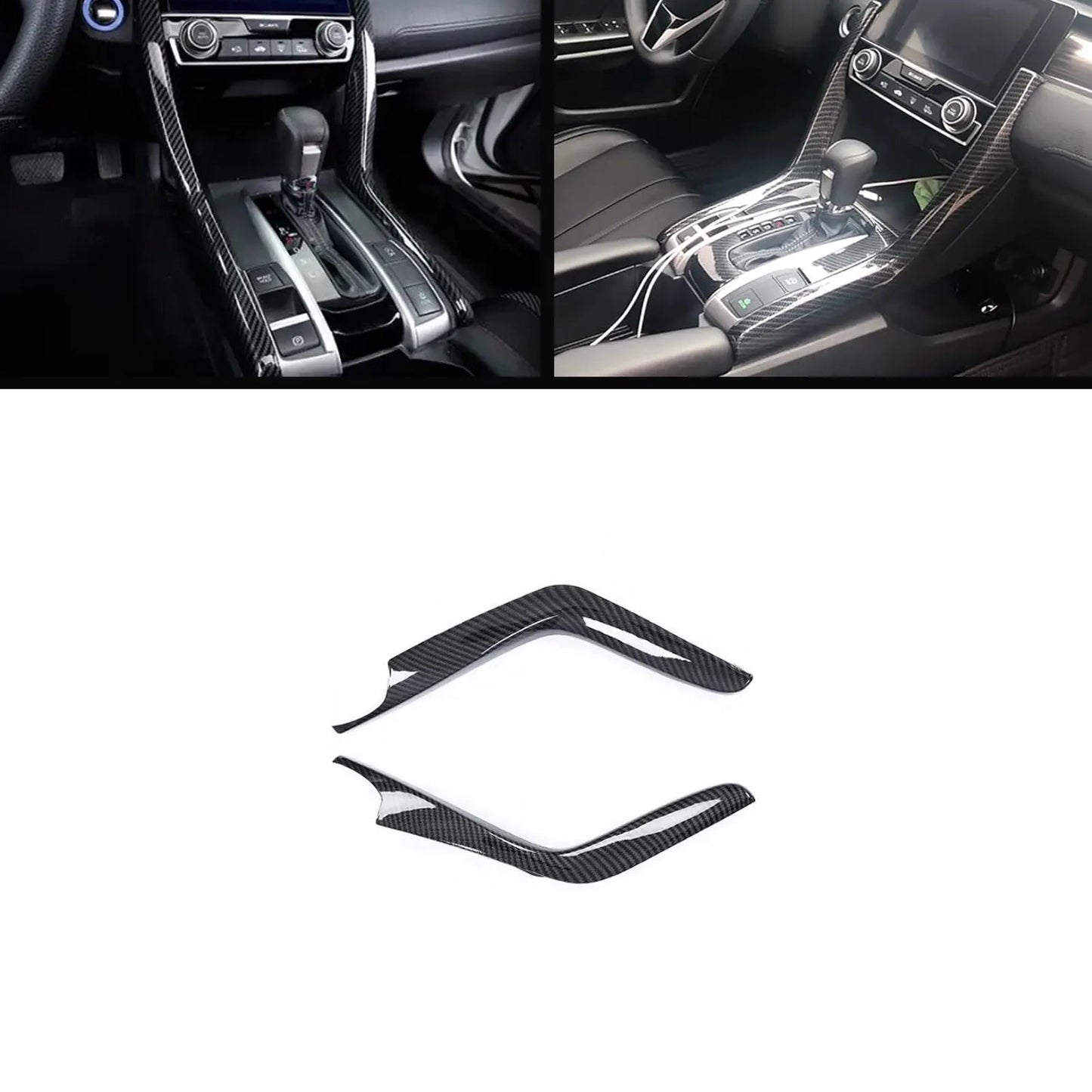 Honda Civic X 2016-2021 Carbon Fiber Gear Shift Panel Cover Pakistan – CrazzyCars.pk