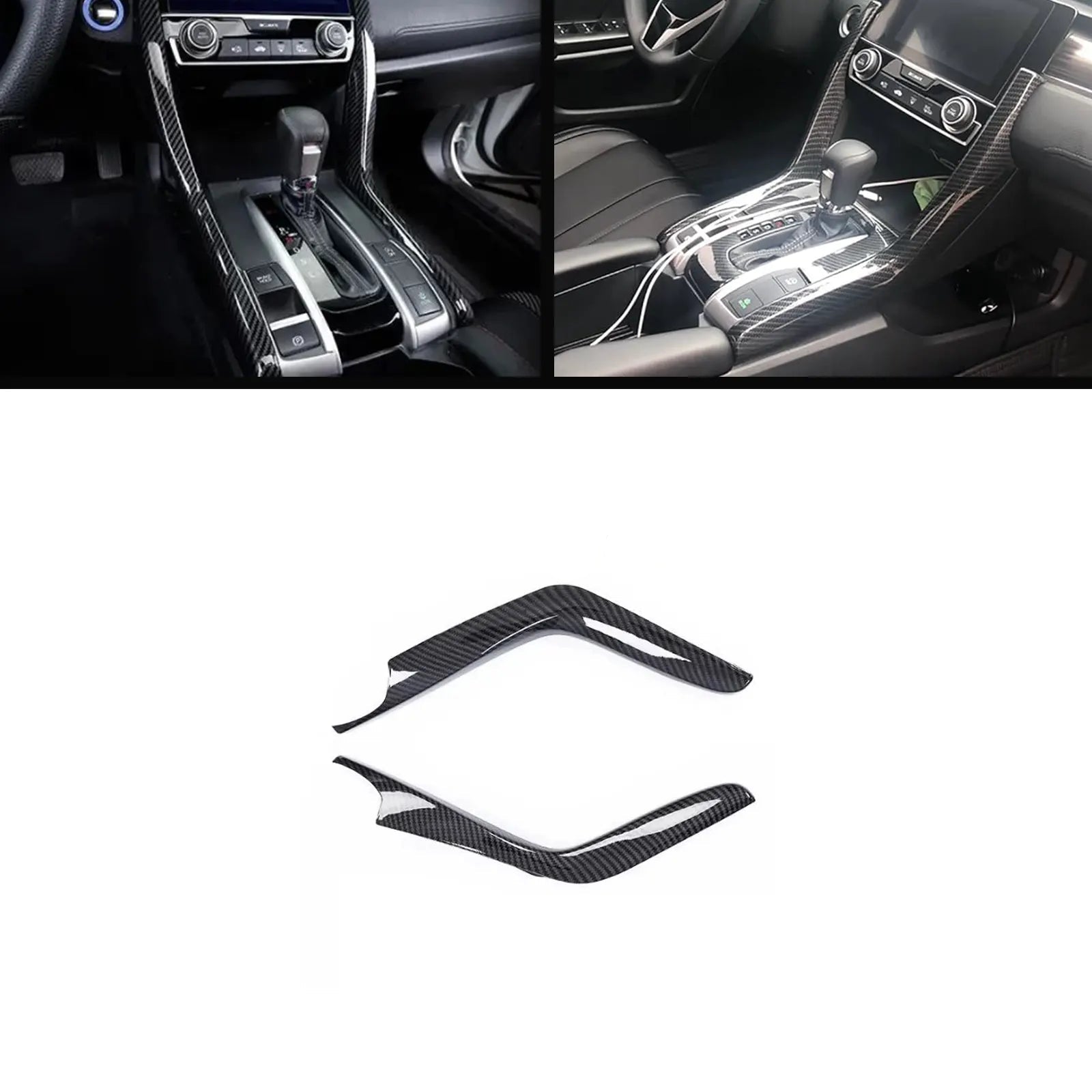Honda Civic X 2016-2021 Carbon Fiber Gear Shift Panel Cover Pakistan – CrazzyCars.pk