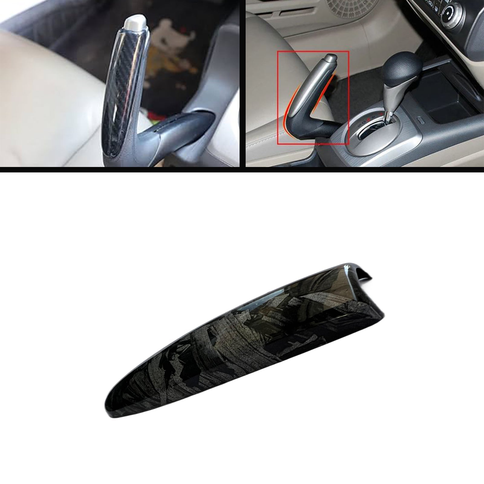 Honda Civic Reborn 2007-2012 Forged Carbon Fiber Hand Brake Cover Pakistan – CrazzyCars.pk