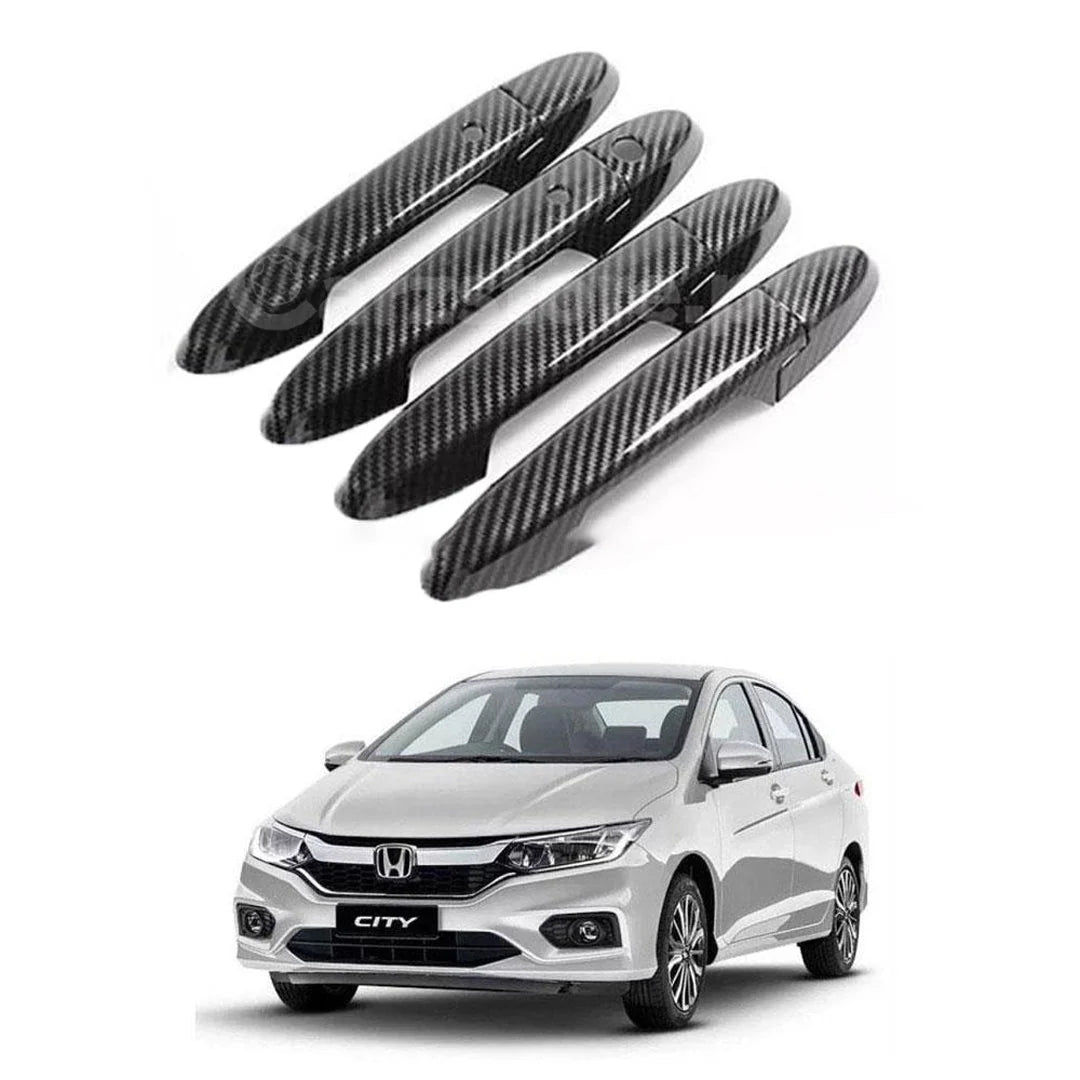 Honda City 2020–2026 Carbon Door Handle Cover (Full Set)