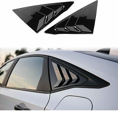 Honda Civic 11th Gen 2022–Present Carbon Window Quarter Covers (Pair)