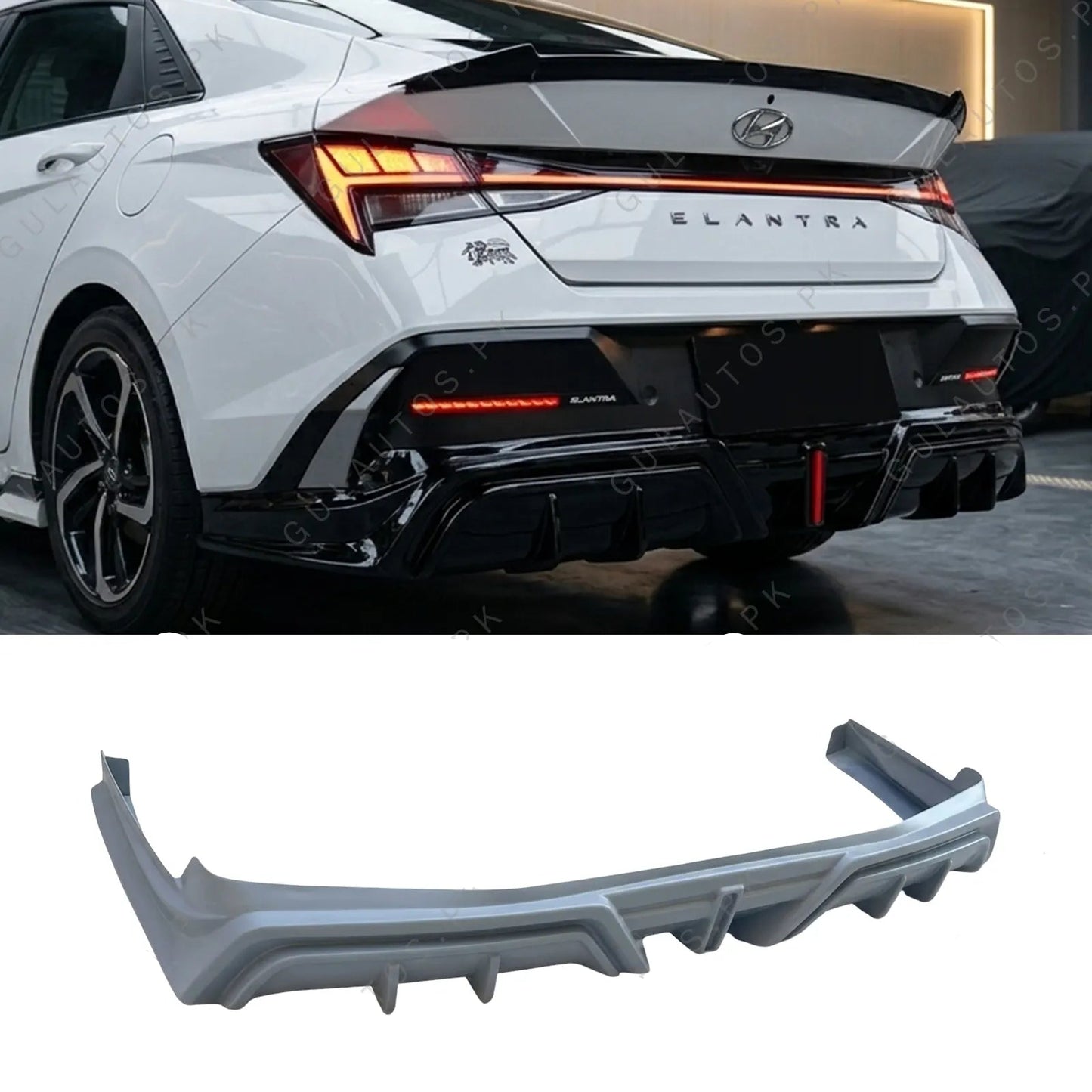 Hyundai Elantra 2023-2026 Sporty Style Body Kit Fibreglass | CrazzyCars.pk