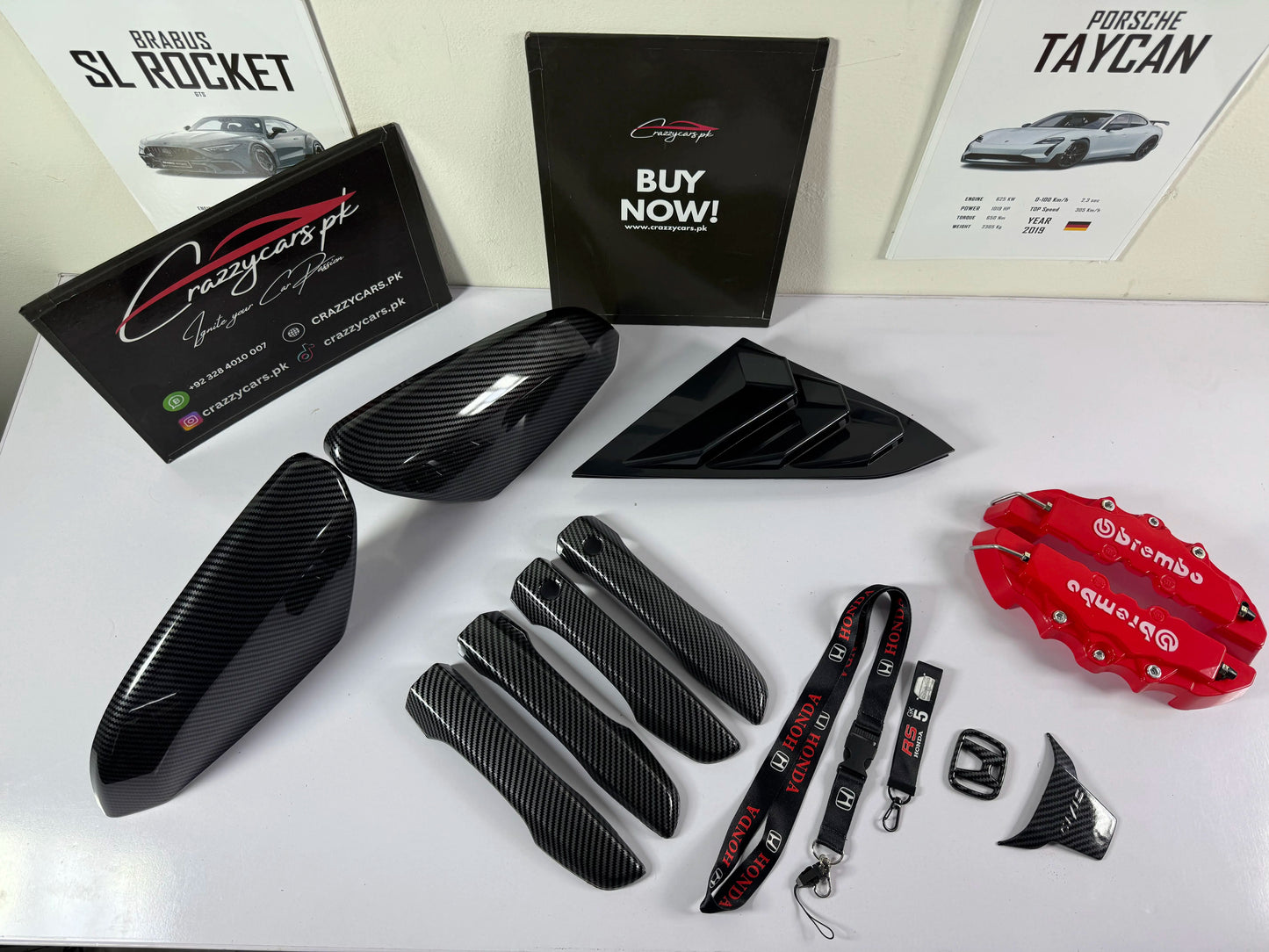 Deal 6 Honda Civic X Carbon Interior & Exterior Complete Deal