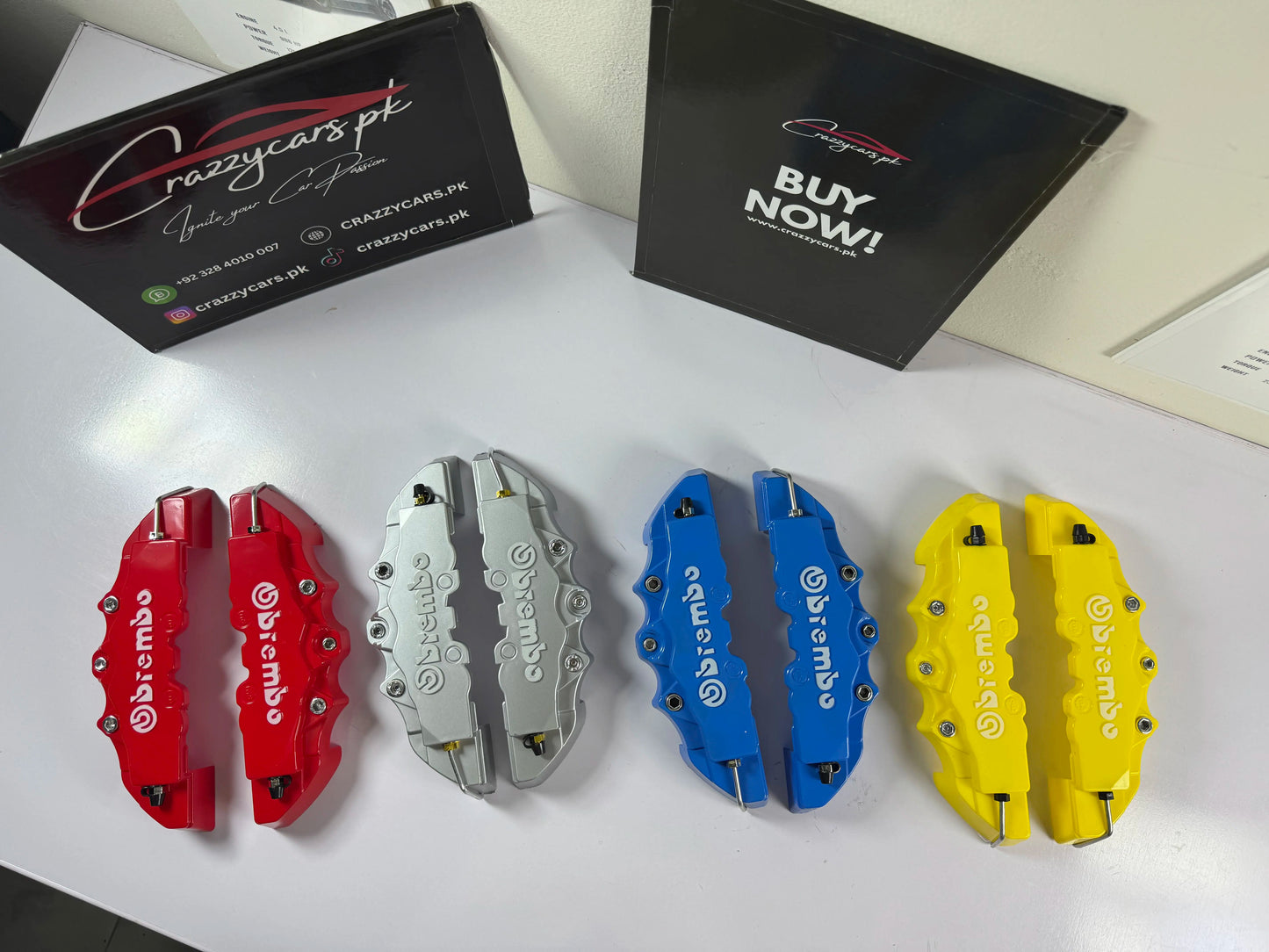 Car Brembo Style Brake Caliper Covers – Universal Fit