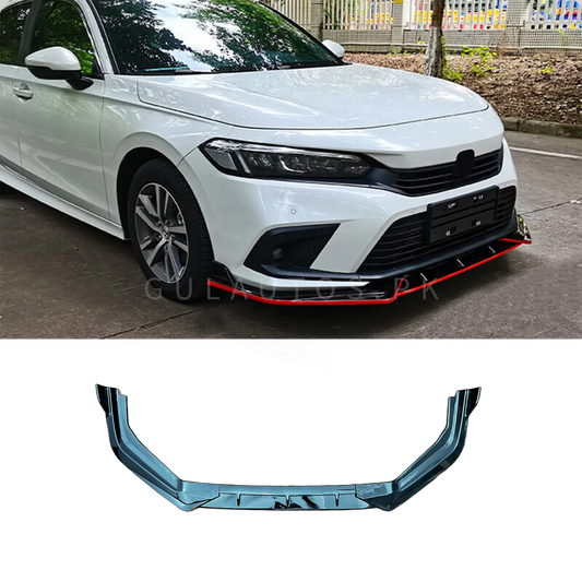 Honda Civic 2022-2024 Front Spike Style Splitter ABS 3PCS Pakistan – CrazzyCars.pk