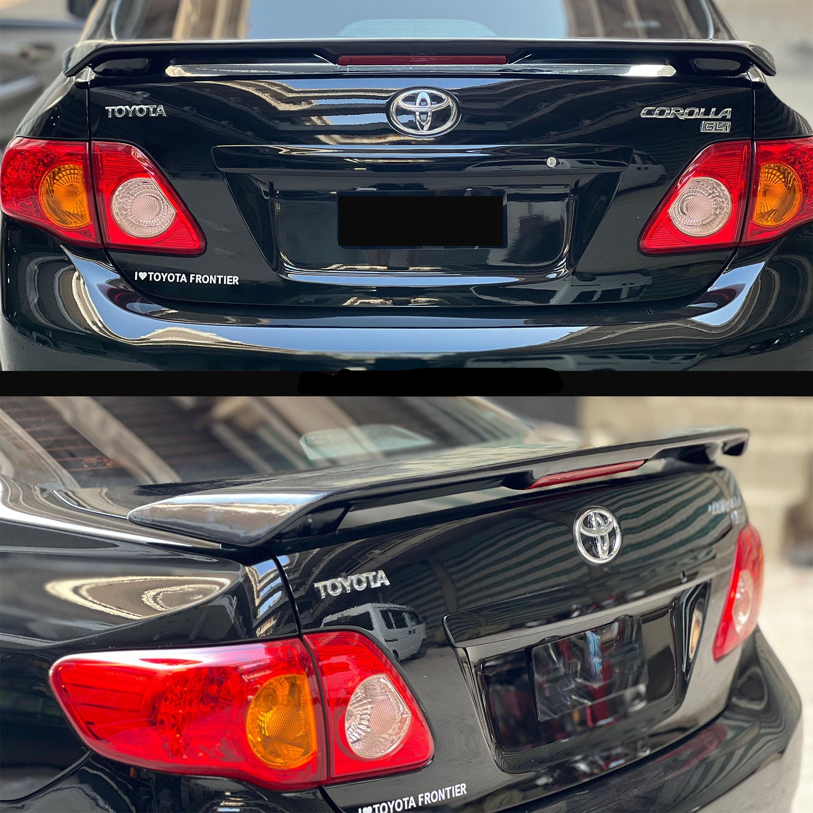 Toyota Corolla 2008-2014 Canadian Style Trunk Spoiler with LED Light ABS Pakistan – CrazzyCars.pk
