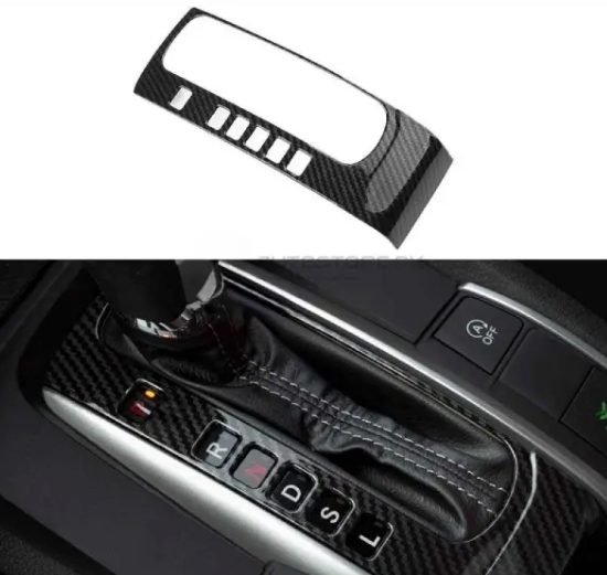 Honda Civic X 2016-2021 Carbon Fiber Gear Panel Trim | CrazzyCars.pk