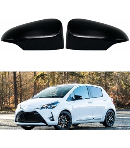 Batman Style Side Mirror Cover Toyota Vitz 2010-Present Carbon Fiber CrazzyCars.pk