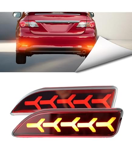 Toyota Corolla E140 Rear Bumper LED Reflector Light Pakistan – CrazzyCars.pk