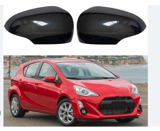 Batman Style Side Mirror Cover Toyota Vitz 2010-Present Carbon Fiber CrazzyCars.pk