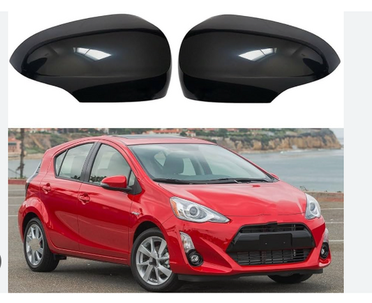 Batman Style Side Mirror Cover Toyota Vitz 2010-Present Carbon Fiber CrazzyCars.pk