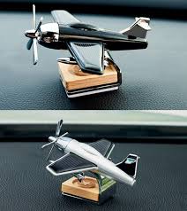Car Decoration Solar Powered Aeroplane – Dashboard Showpiece
