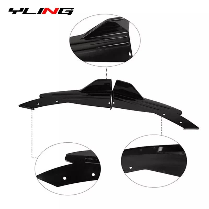 Car Rear Bumper Splitter – Cut Style Universal Rear Lip