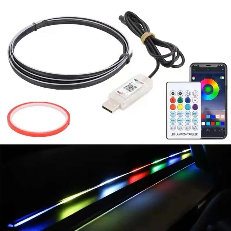 2 PCS Car Dashboard Ambient Light Strip – Premium Quality Interior LED