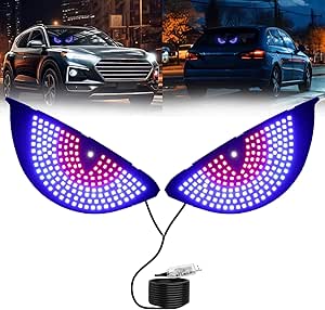 Devil’s Eye LED Car Rear Windshield Light – Animated USB Light | 11 Modes | CrazzyCars.pk