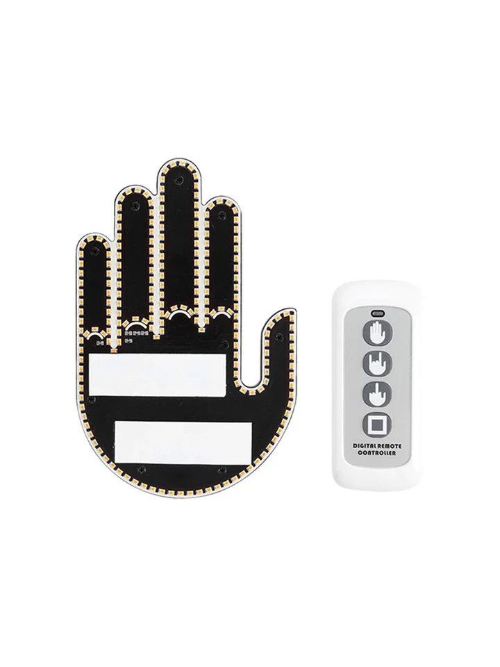 Funny Window Hand Gesture LED Light – Car Rear Window Display