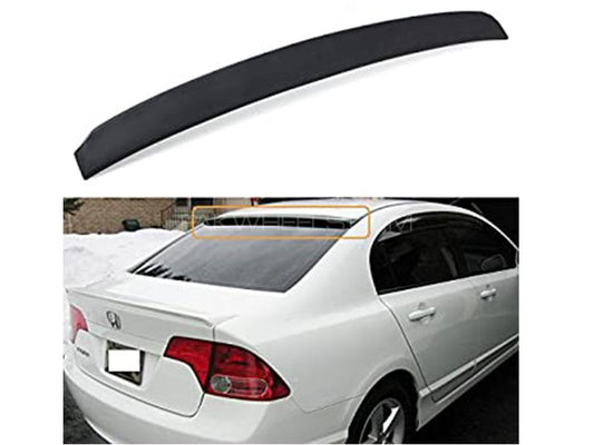 Honda Civic Reborn 2006-2012 Roof Spoiler – ABS Plastic Rear Window Spoiler