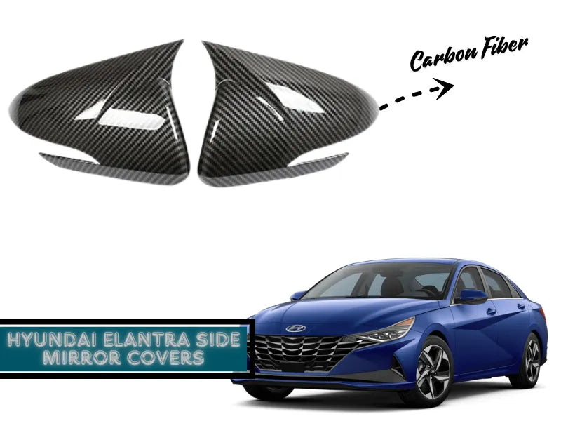 Carbon Fiber Side Mirror Cover for Hyundai Elantra 2020-2024 (CN7)