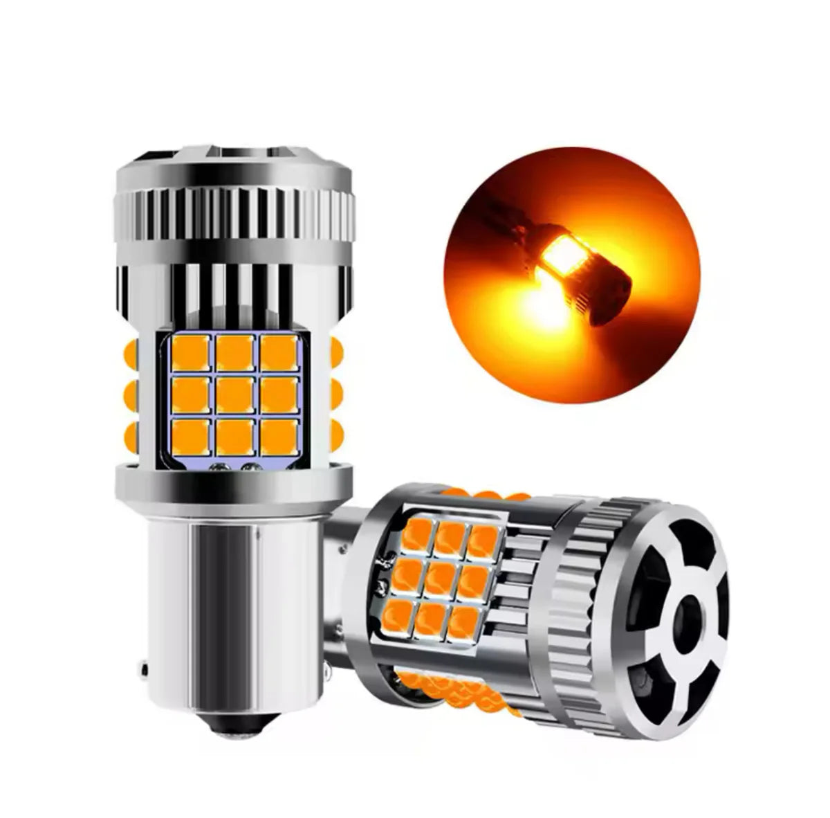 Canbus Bright LED Indicator Bulbs – 2 PCS | CrazzyCars.pk