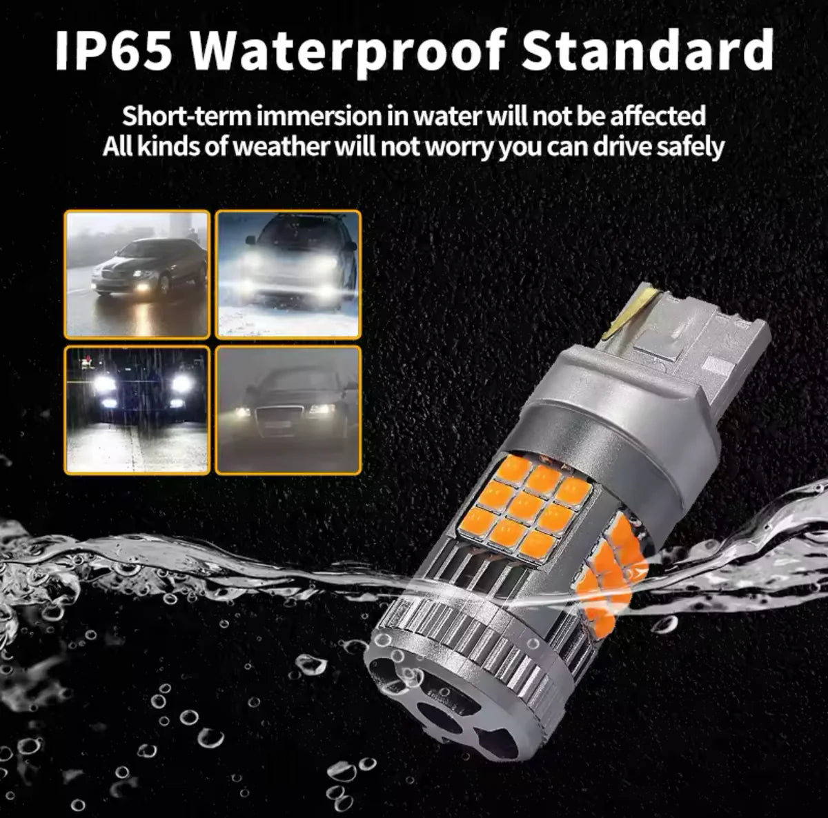 Canbus Bright LED Indicator Bulbs – 2 PCS | CrazzyCars.pk