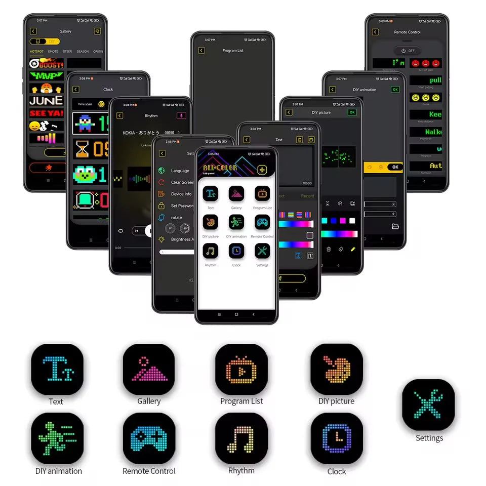Universal LED Matrix Panel – Programmable Display Light