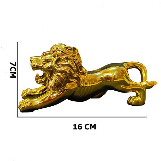 Golden Lion Car Dashboard Decoration Sculpture | CrazzyCars.pk