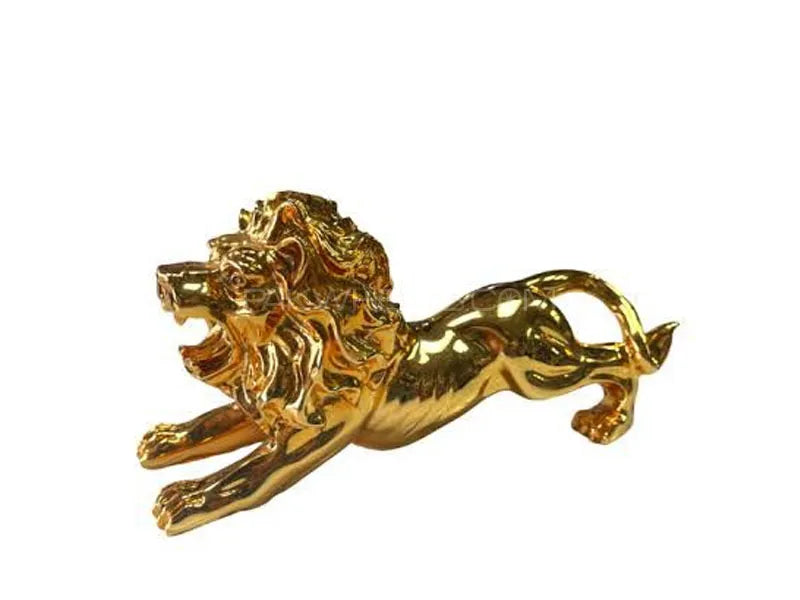 Golden Lion Car Dashboard Decoration Sculpture | CrazzyCars.pk