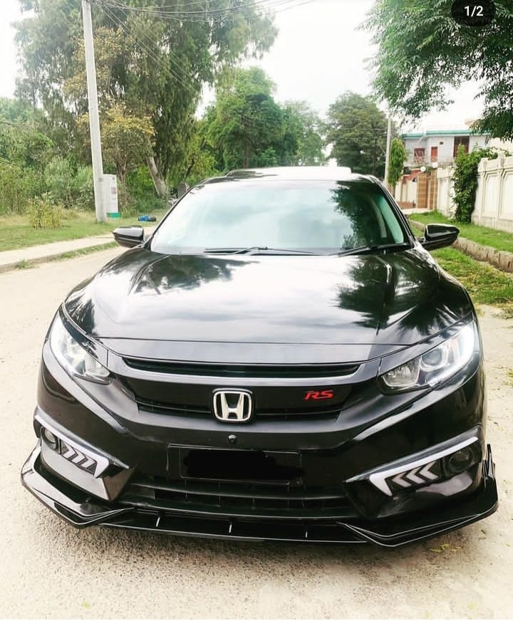 Car Front Bumper Splitter – ABS Plastic Front Lip Kit (3 PCS)