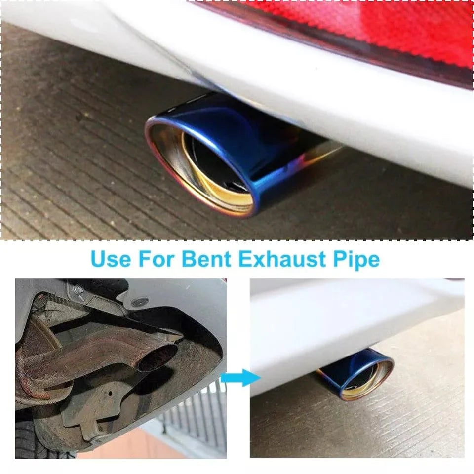 Car Modified Stainless Steel Exhaust Tip – Universal Fit