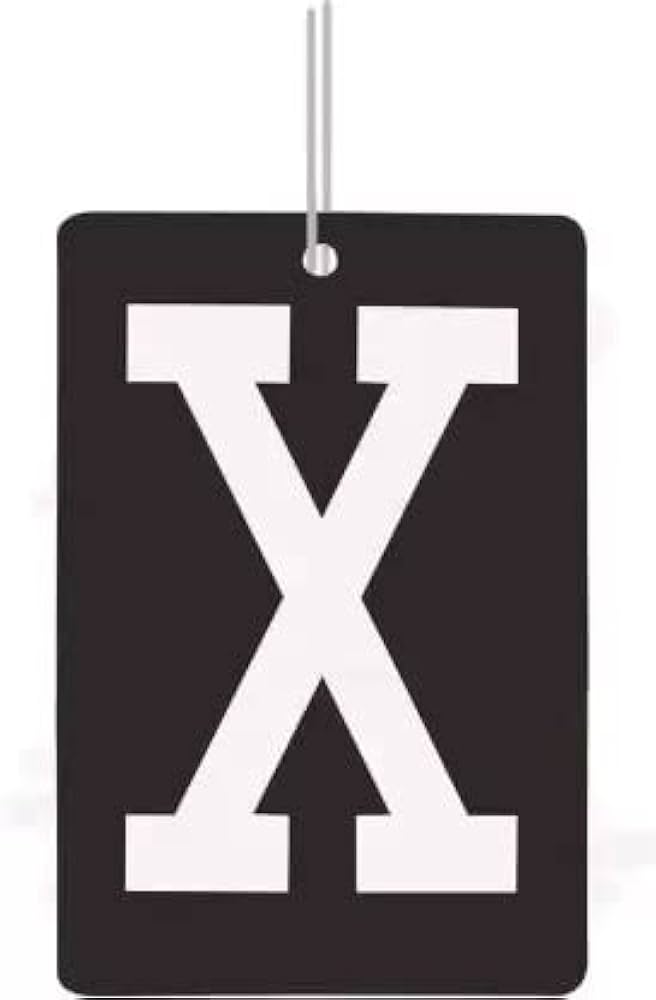 X Card Car Hanging Air Freshener Perfume | CrazzyCars.pk