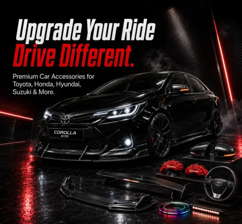 Crazzycars.pk — car accessories from Gujranwala