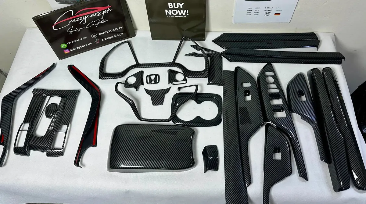 Carbon Fiber Accessories car accessories Pakistan | CrazzyCars.pk