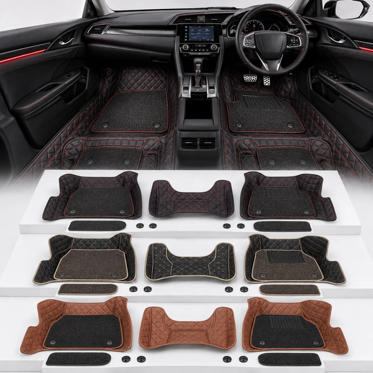 Floor Mats car accessories Pakistan | CrazzyCars.pk