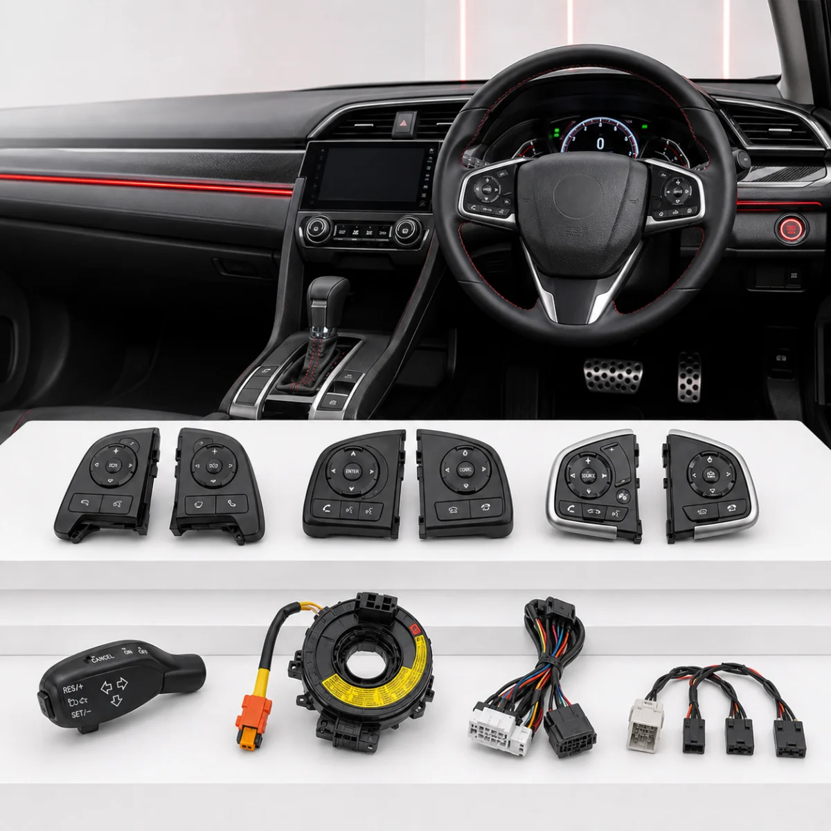 Multimedia Steering Controls car accessories Pakistan | CrazzyCars.pk