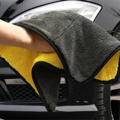 2-in-1 Microfiber Towels Ultra Thick 40x40cm