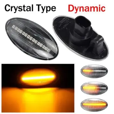 2 Pcs Set Alto 660cc Audi Style Side Fender Indicator in Smoke Color