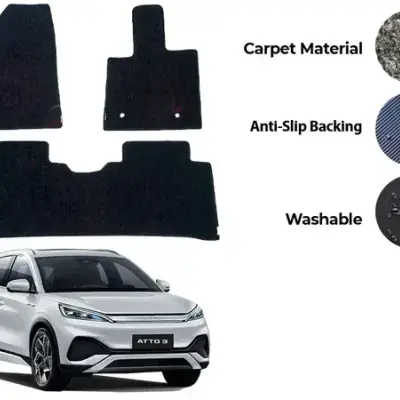 BYD Atto 3 2025-2026 TPE Floor Mats Premium