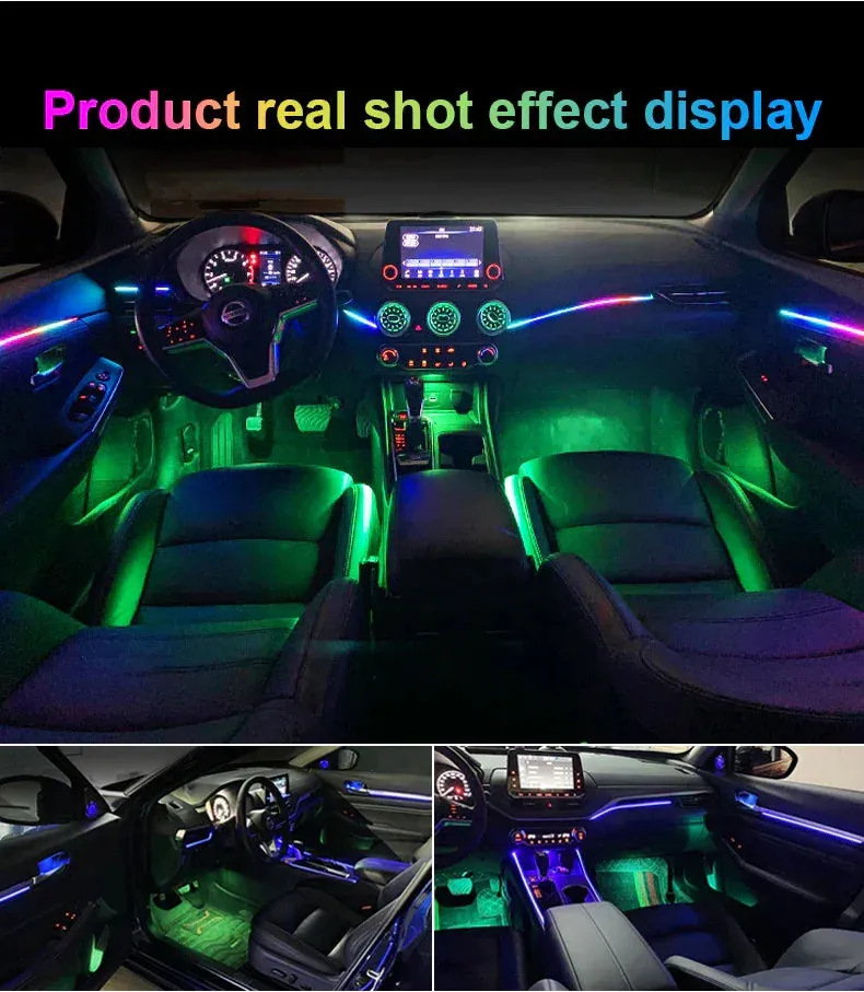 Car Dashboard Ambient Light Strip 2PCS
