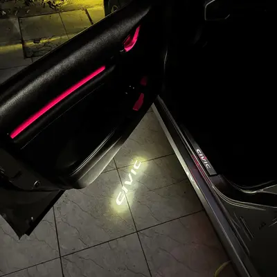 Car Door Welcome Logo Lights – Bright LED Projection – Buy Online Pakistan | CrazzyCars.pk