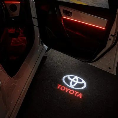 Car Door Welcome Logo Lights – Bright LED Projection – Buy Online Pakistan | CrazzyCars.pk
