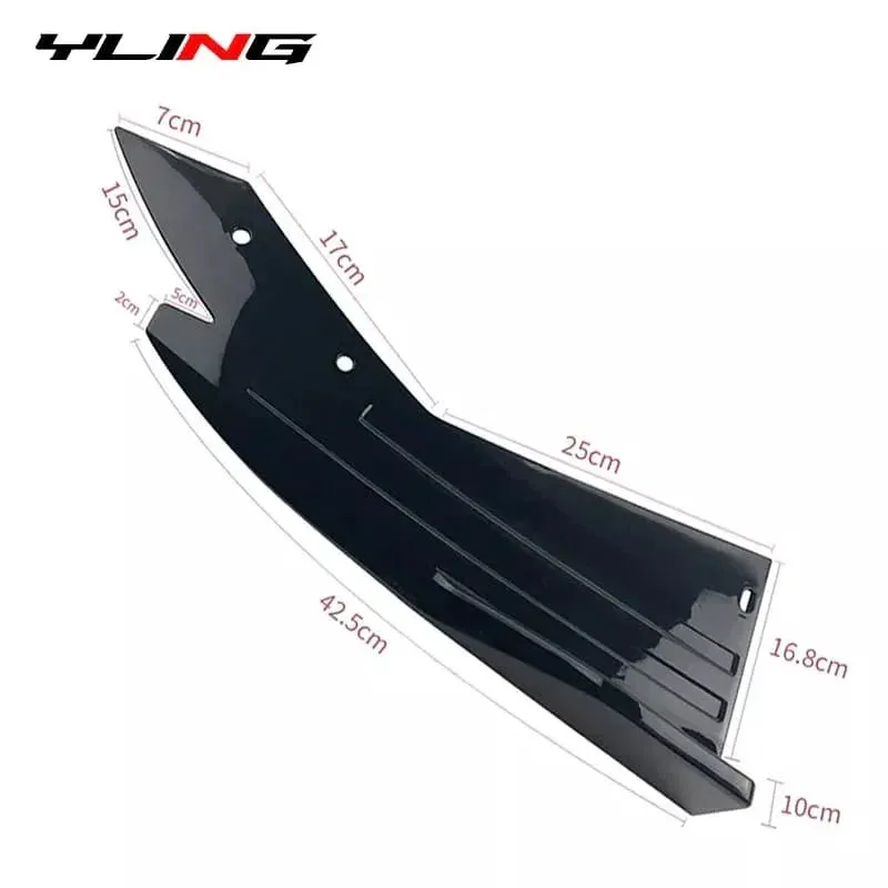 Car Rear Bumper Splitter Cut Style Universal Lip